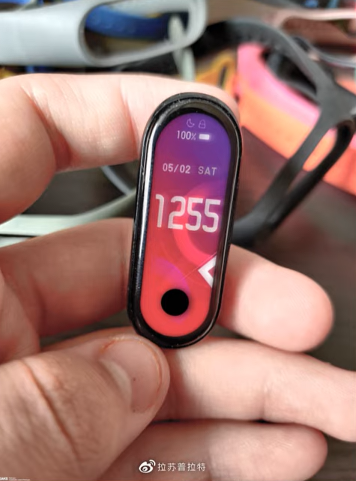Живое фото Mi Band 5