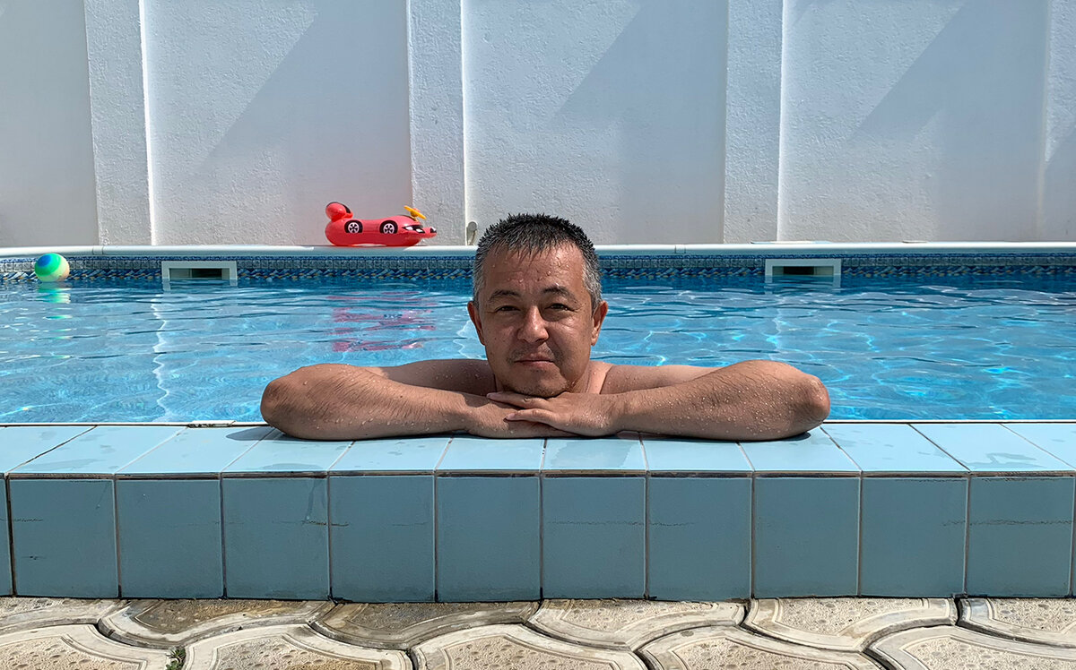 Сельский учитель в летнем отпуске