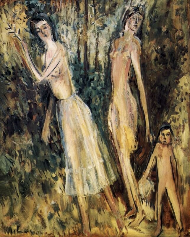    "Весна". Михаил Федорович Ларионов, 1920-е гг. Источник: https://artchive.ru/artists/1988~Mikhail_Fedorovich_Larionov/works/14525~Vesna#show
