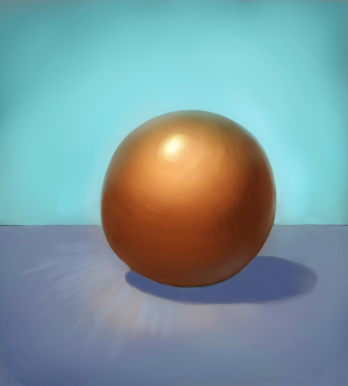 Такой шарик получился у меня. Мне он сразу не понравился.