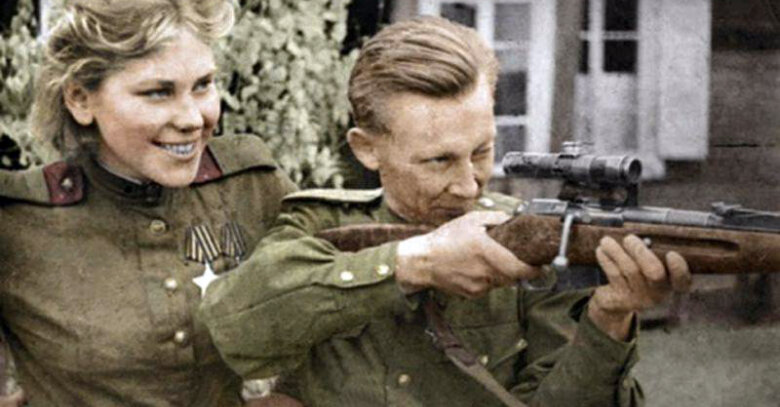 Розе Шаниной предлагали остаться инструктором в школе снайперов, но она предпочла фронт. | Фото с сайта topwar.ru