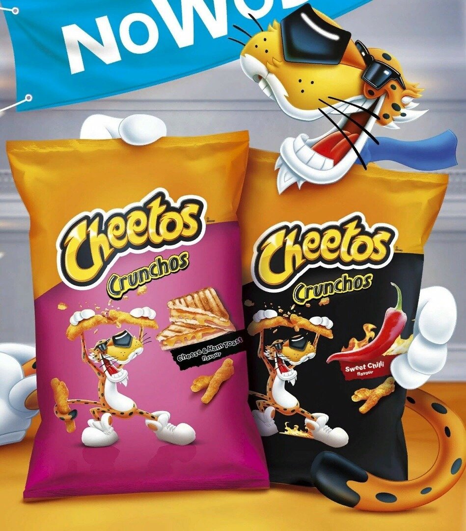 Польские Cheetos Crunchos импортируются в Европейские страны. 