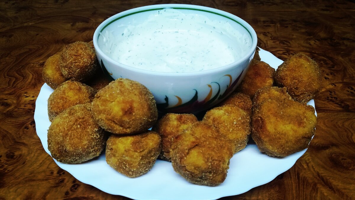 закуска с соусом   