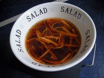 Подача съ отварными точеными кореньями 