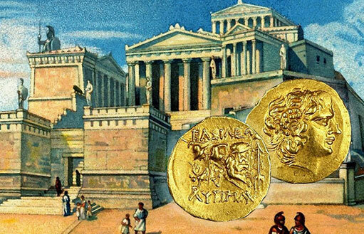 Древняя Греция и аттический статер / фото © Золотой Запас