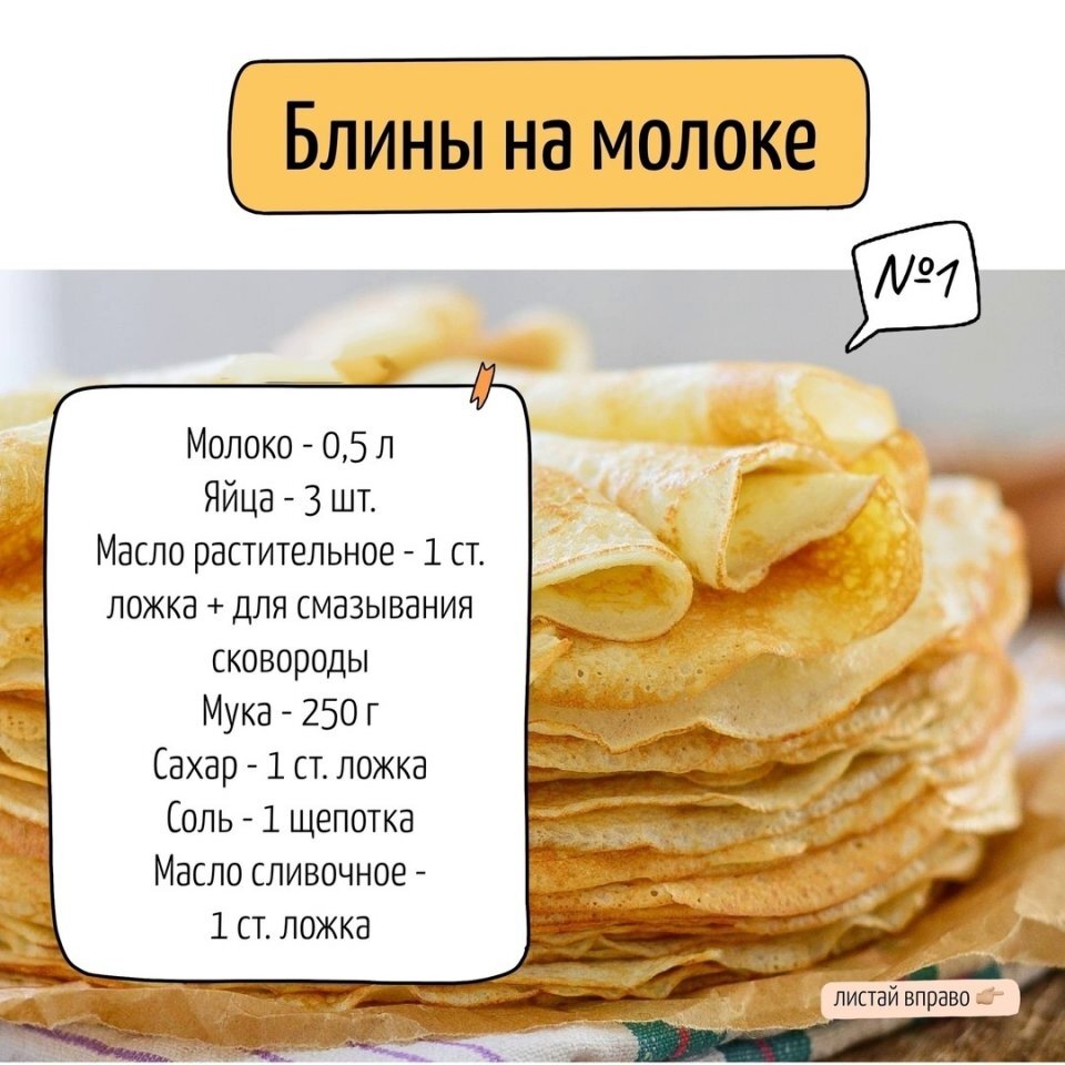 Вкусные рецепты блинов для блинницы