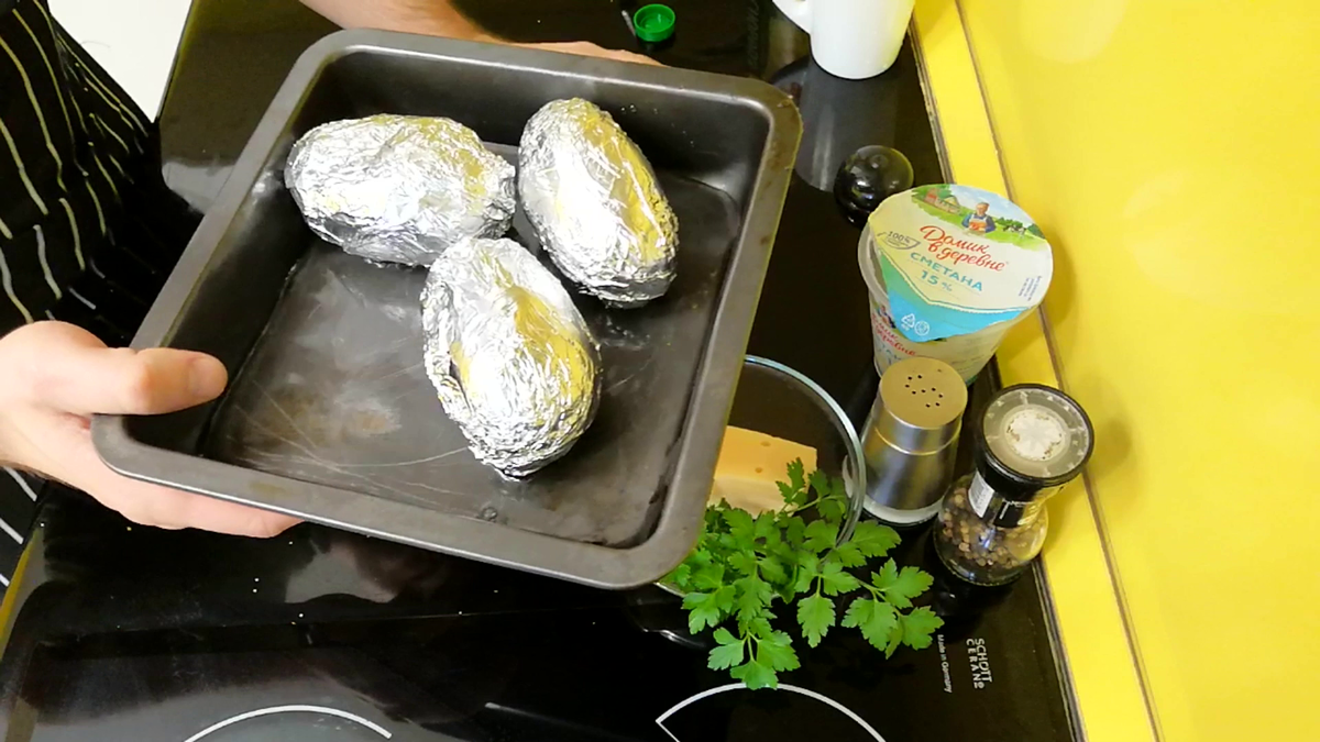 Крошка картошка в духовке с 4 начинками