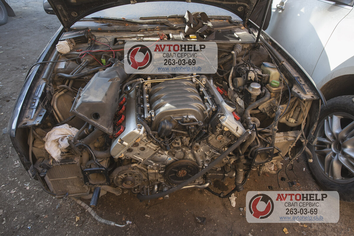 Попытка ремонта двигателя в Audi