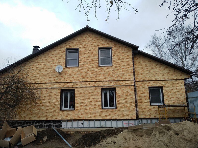 Дом со стороны огорода