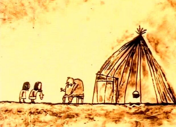 Кадр из мультфильма "Келе"