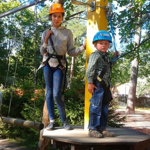 Мои дети: дочь Аня и сын Серёжа