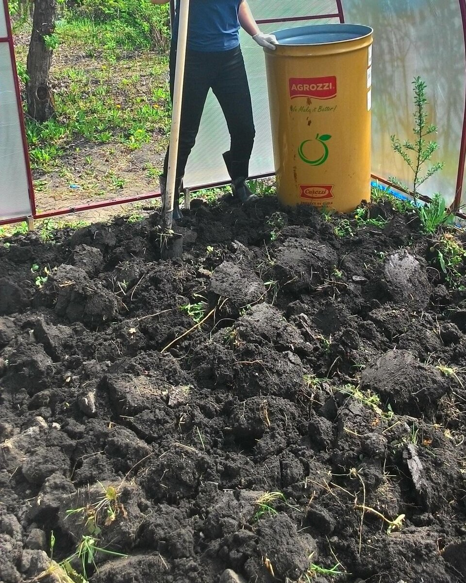 Готовим землю для грядок в теплице