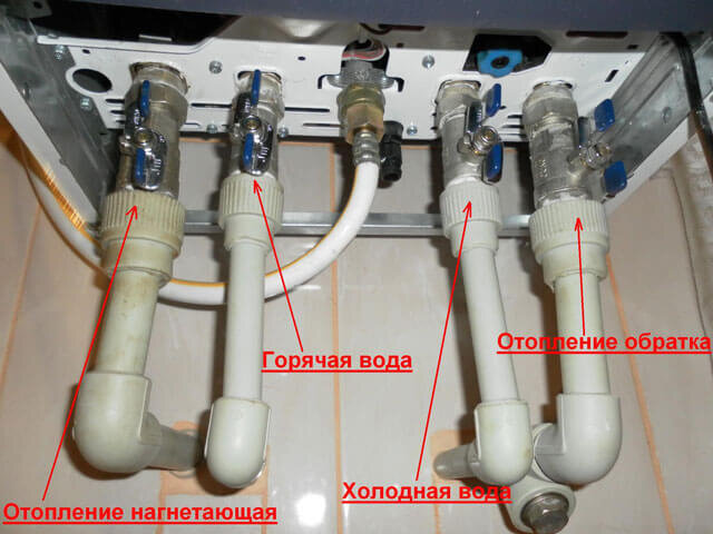 Правила подключения двухконтурного газового котла к системе отопления