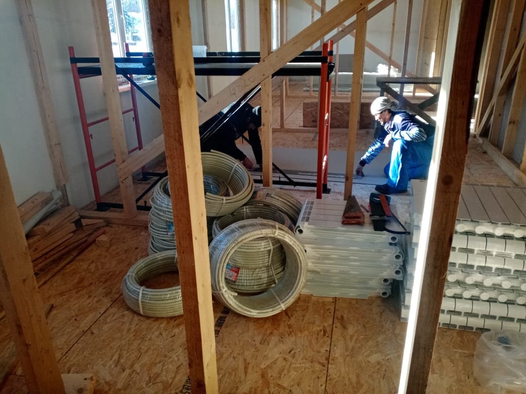 Объект: Братский Корпус Муромской Епархии. г. Муром. Palanzh Pex-Al-Pex 16x2.0