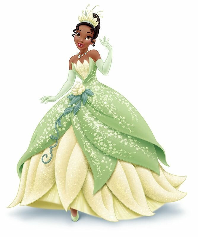 Вот как выглядело платье в мультике