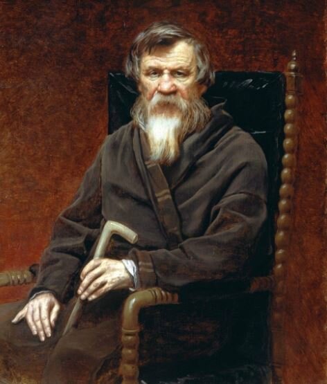 В. Перов. Портрет М. П. Погодина. 1872 год 