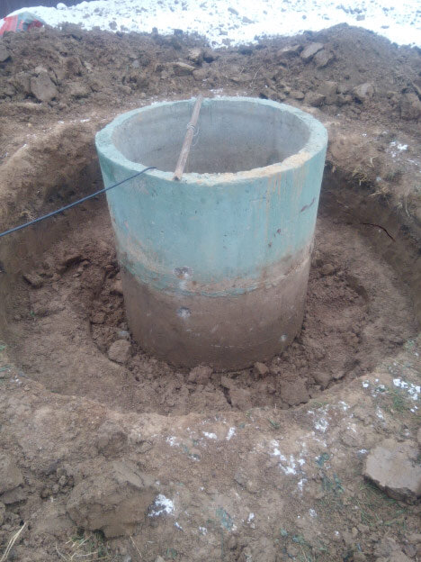 Подготовка углубления для создания глиняного замка