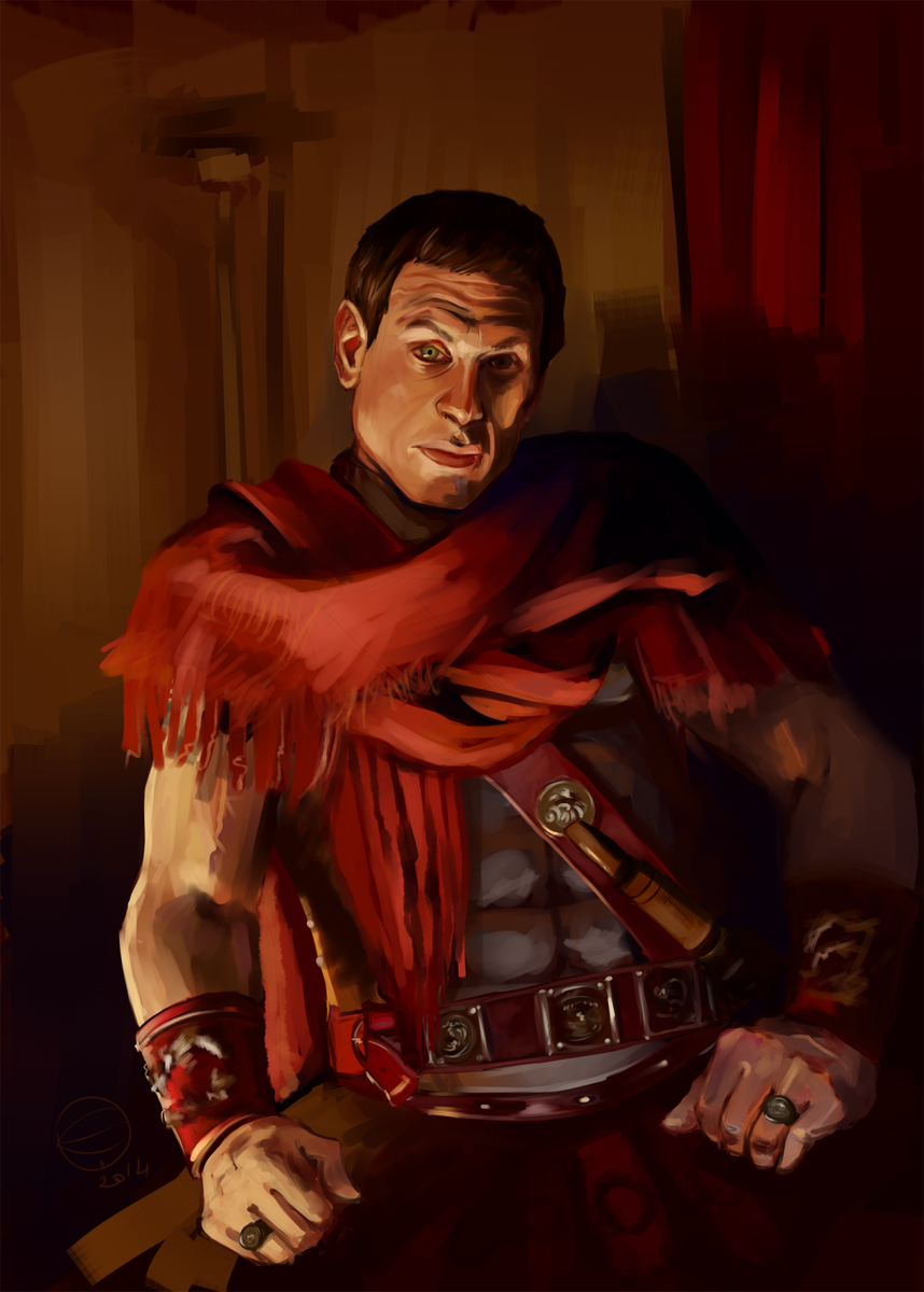 Марк Красс в изображении современного художника