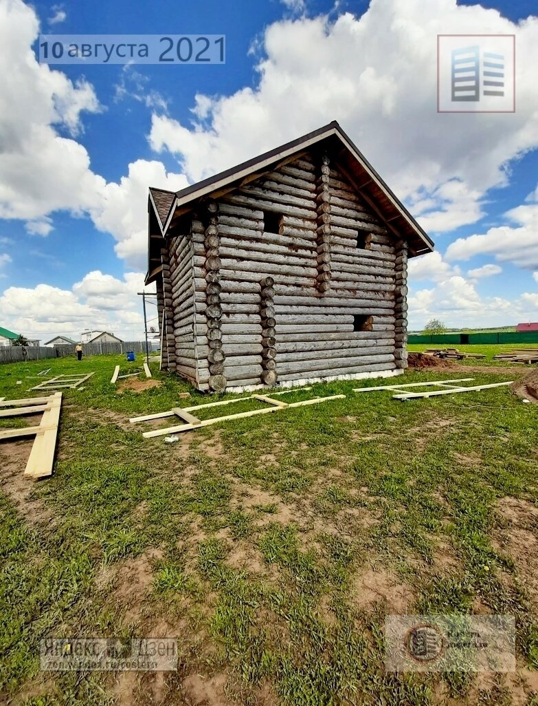 шлифовка деревянного дома. Источник фото: zen.yandex.ru/rostern