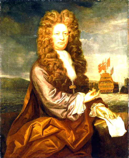 Английский астроном, физик и математик Эдмунд Галлей  (1656-1742)