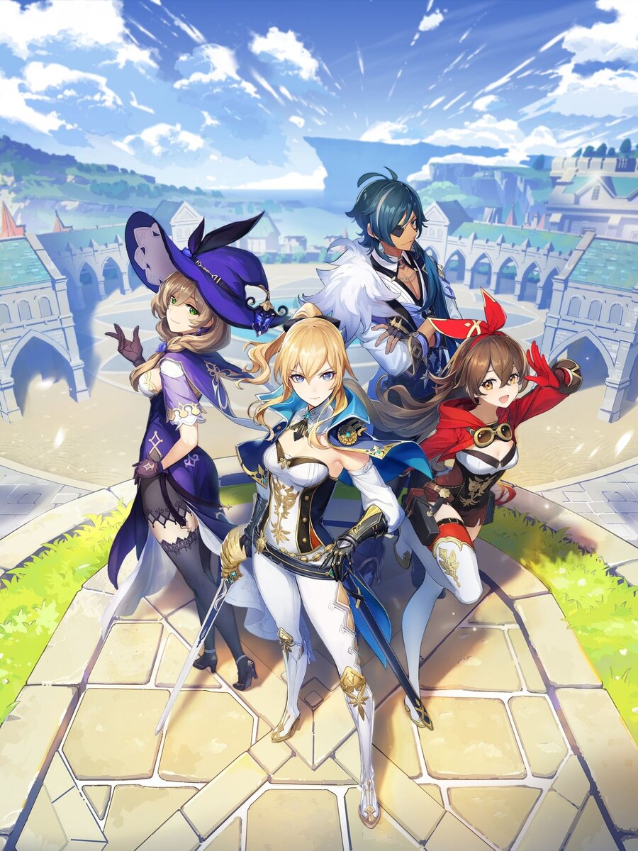 (Кэйа и Лиза ..обожаю)