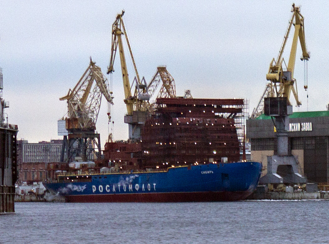 Ледокол "Сибирь". Автор: Bestalex - собственная работа, CC0, https://commons.wikimedia.org/w/index.php?curid=75261940