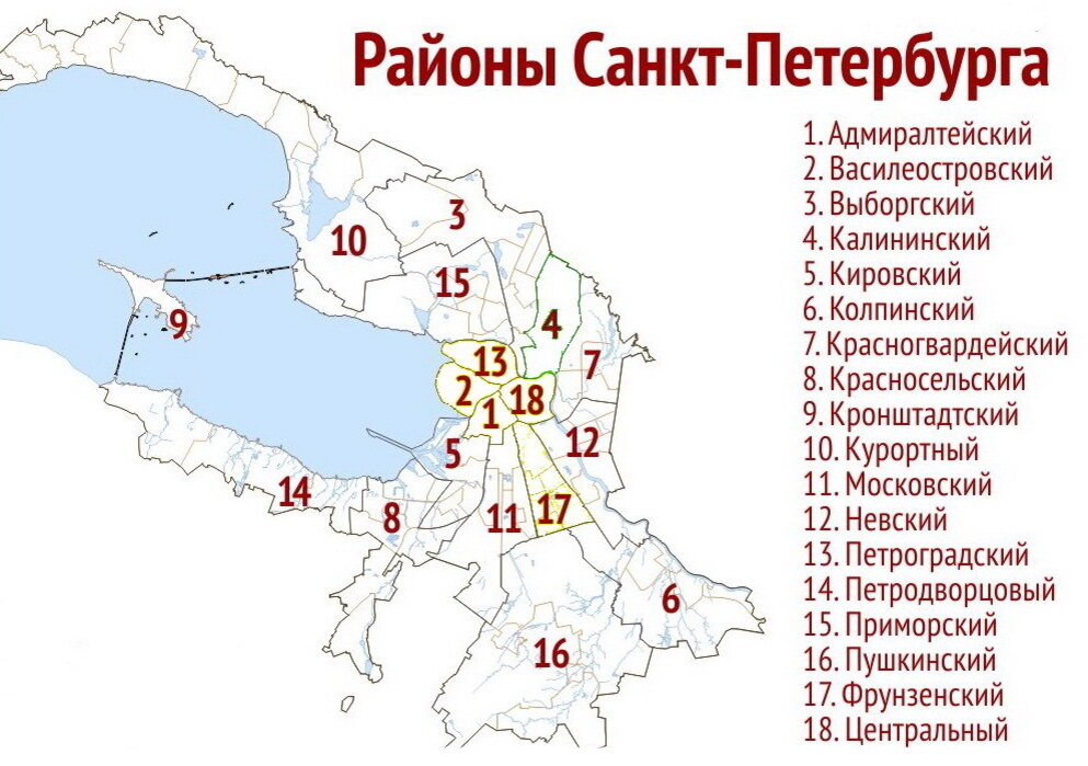 Как развивался Петербург по районам с XVIII по XXI века