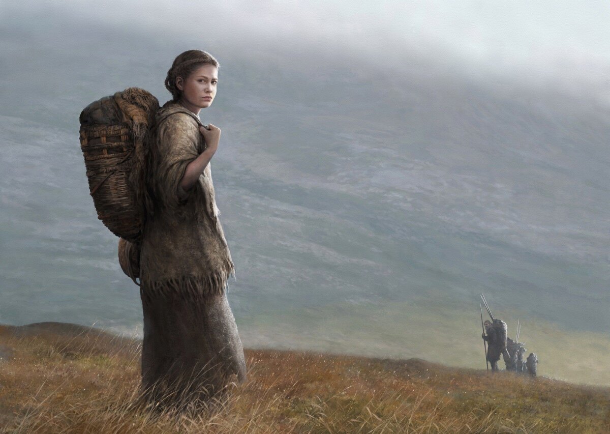 Кроманьонец. Реконструктор Tom Björklund