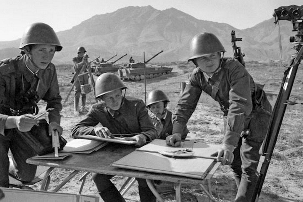 Советские солдаты в Афганистане