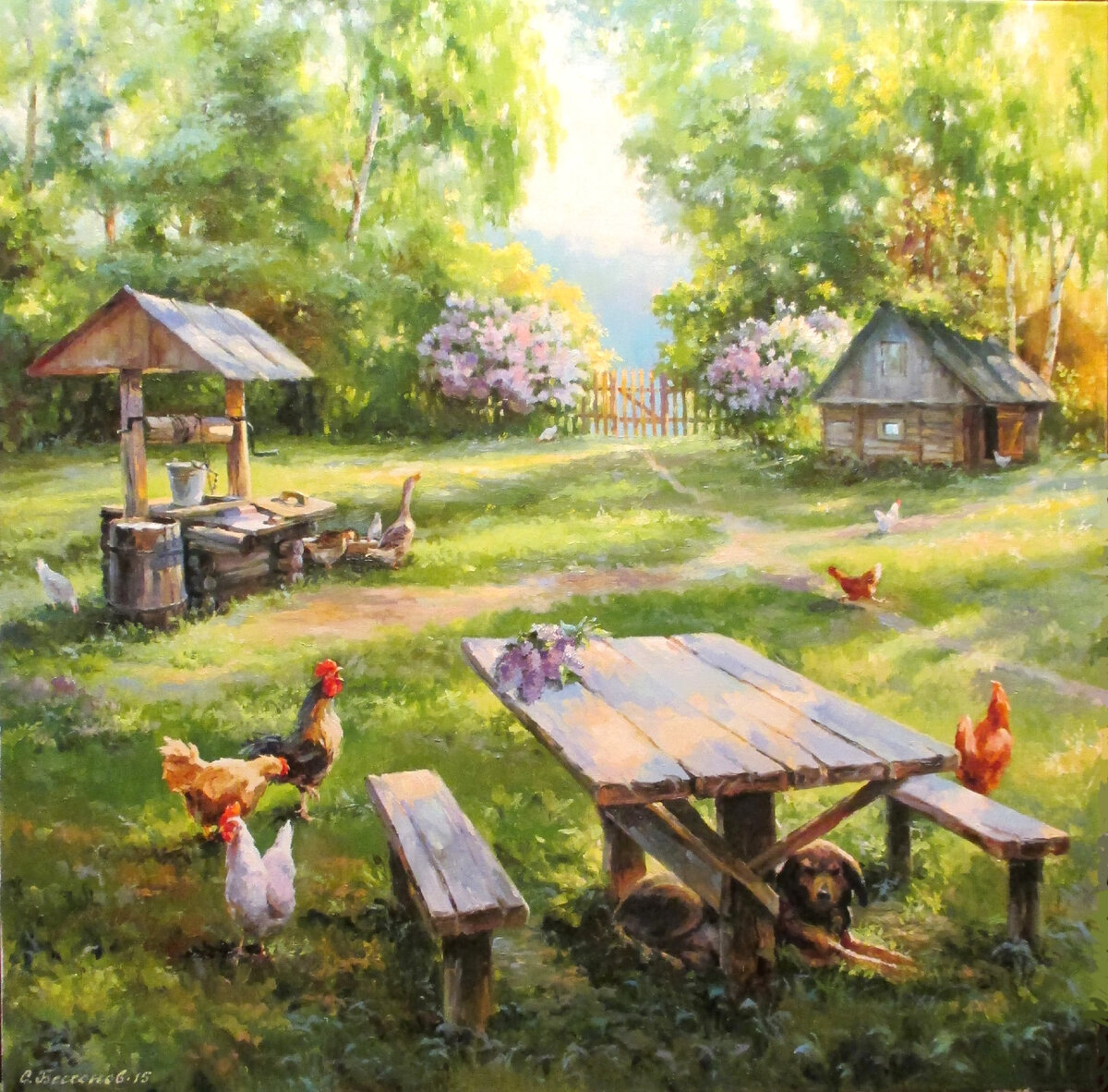 Картина художника Сергея Евгеньевича Бессонова.