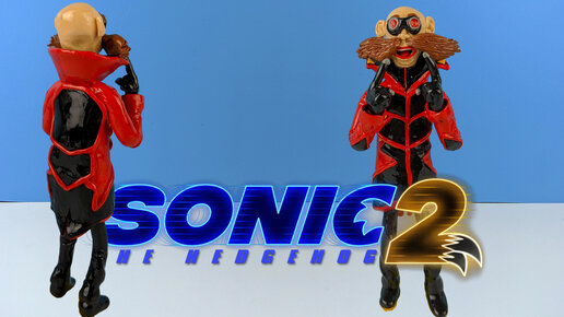 Лепим из пластилина Доктора Роботника Dr Robotnik из Соник 2 в кино 2022