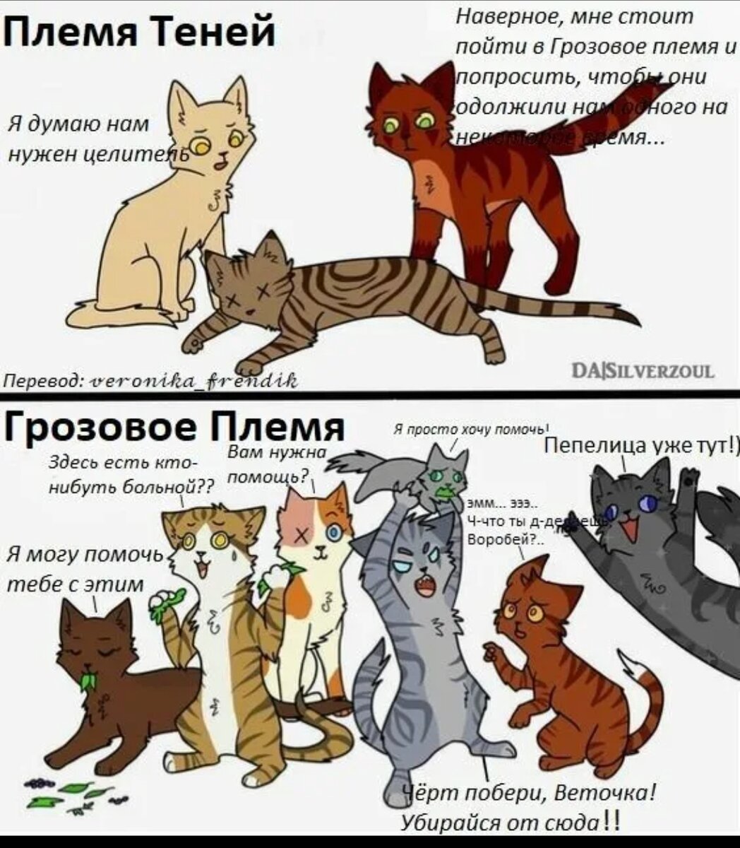 Коты Воители комиксы