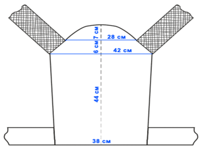Слинг-май: выкройка