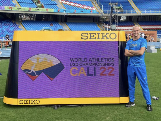     Альберто Нонино на юниорском ЧМ. Соцсети