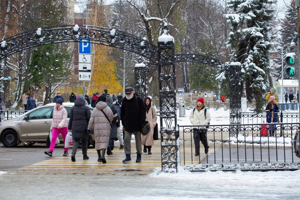 Город Воронеж зимой