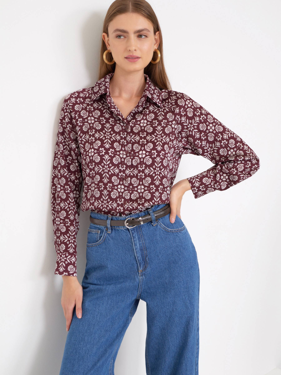 В образе: рубашка арт. B2660/kito