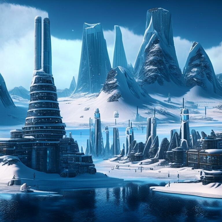 Города пришельцев в Антарктиде в древности.