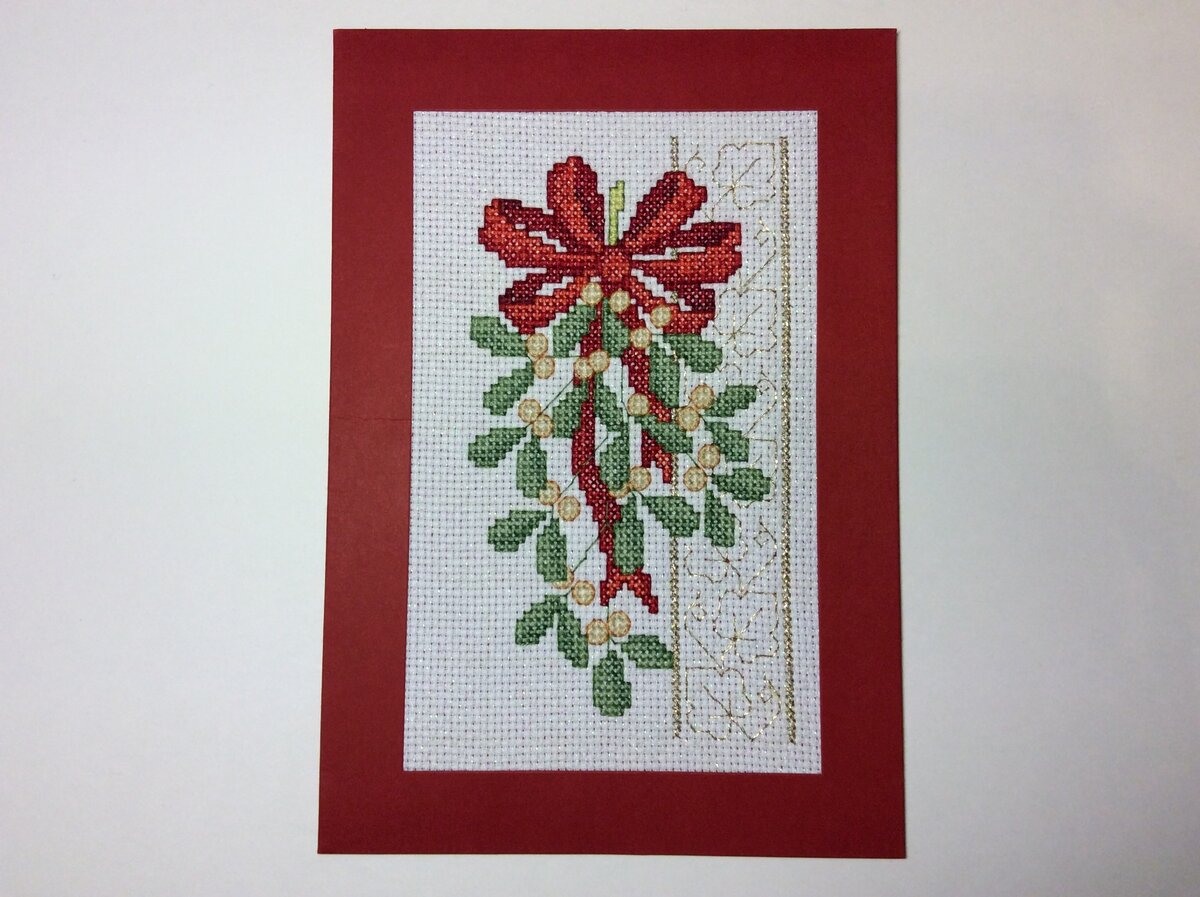                                                        Вышитая открытка