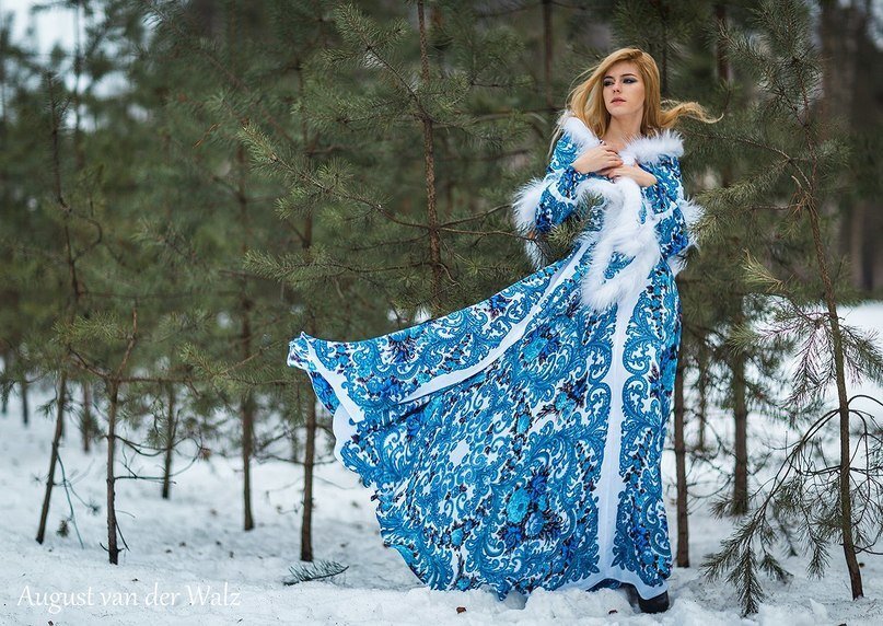 Снегурочка в панике