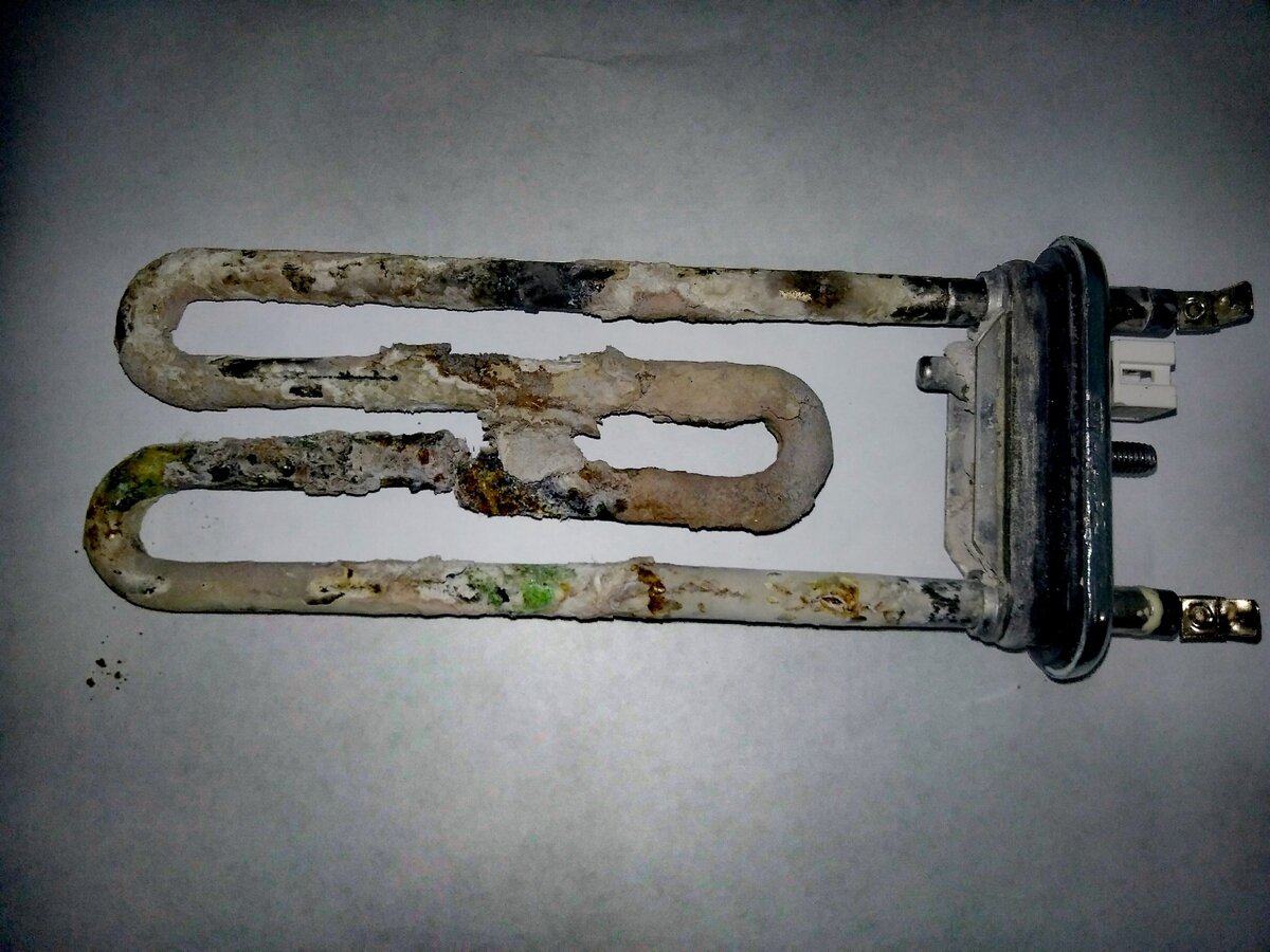 Вот что я достал из машинки, а на следующей новый ТЭН.