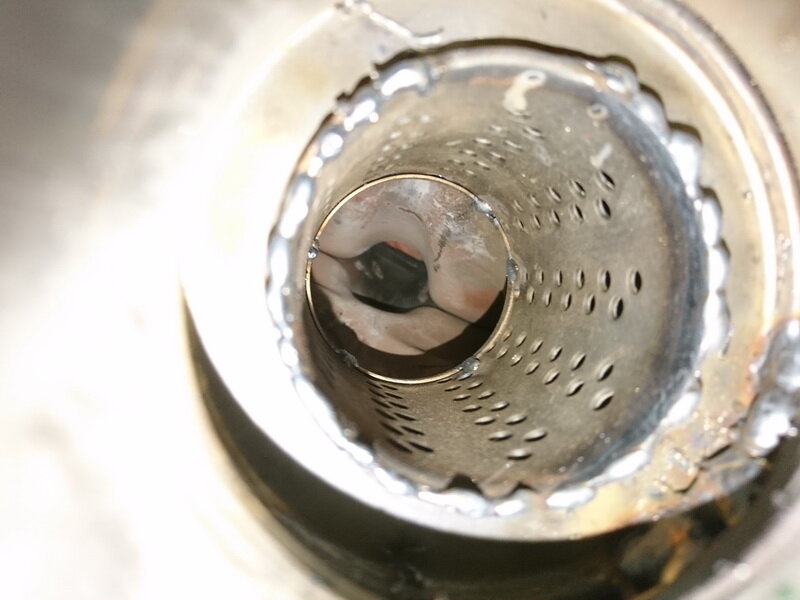 Выпускной коллектор с пламегасителем 