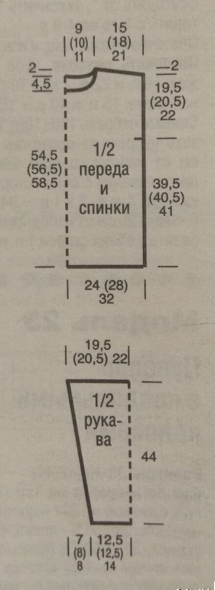 Вязаный свитер спицами