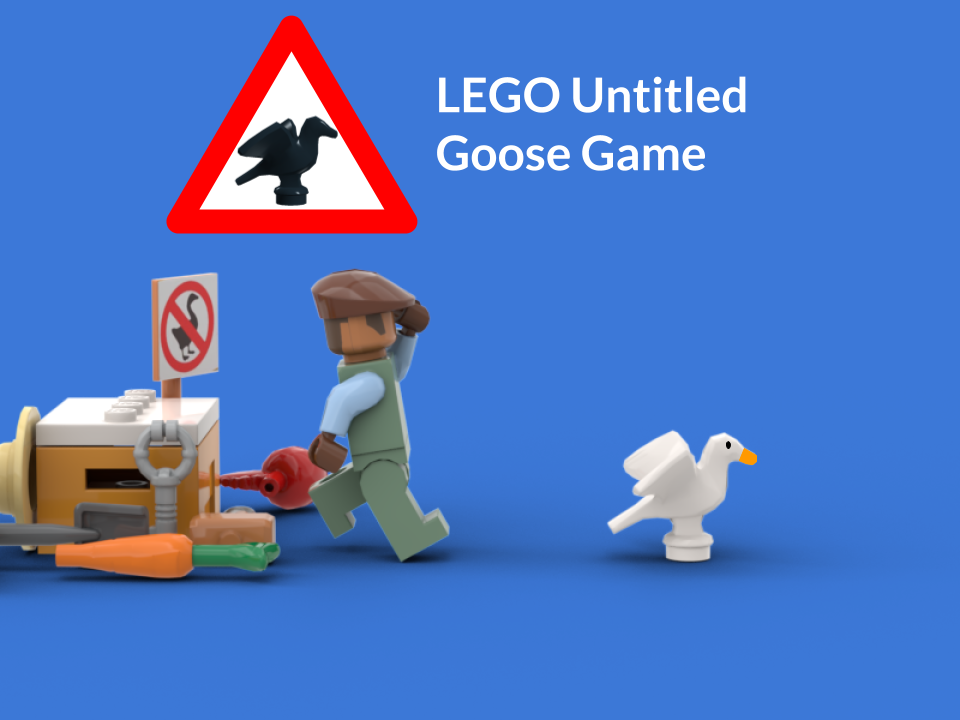 Обложка набора, стилизованная под игру (Взято из Lego Ideas)