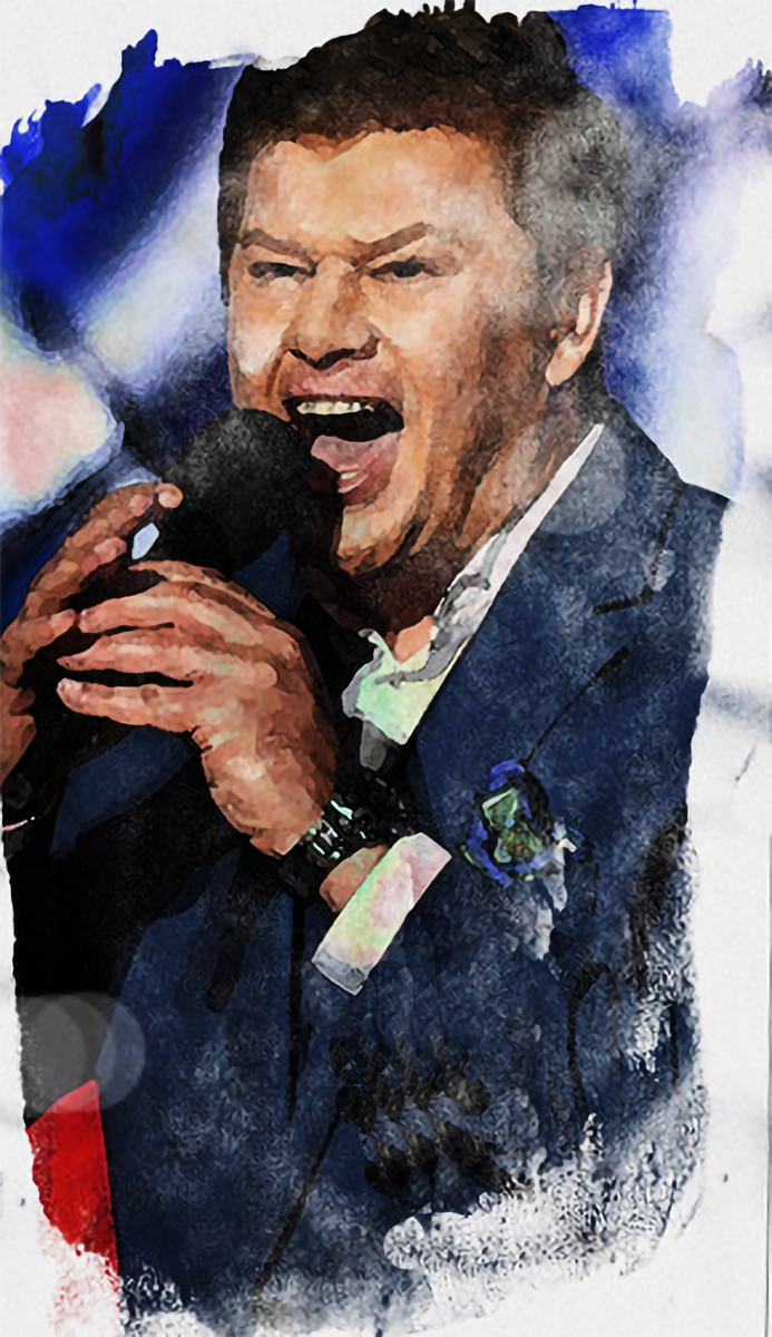 Дмитрий Губерниев. Акварель.