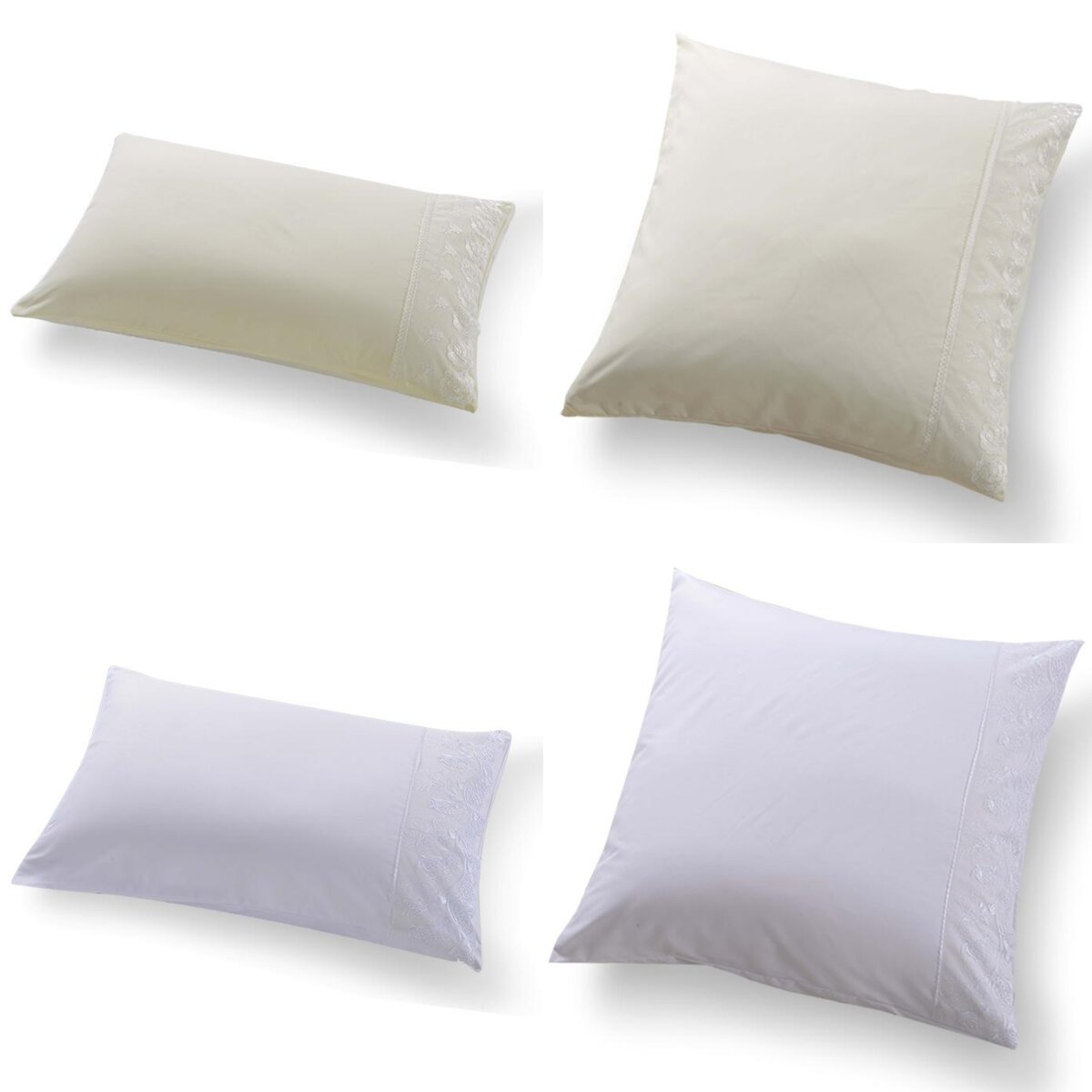 Наволочки софткоттон с гипюром (арт. NMG)