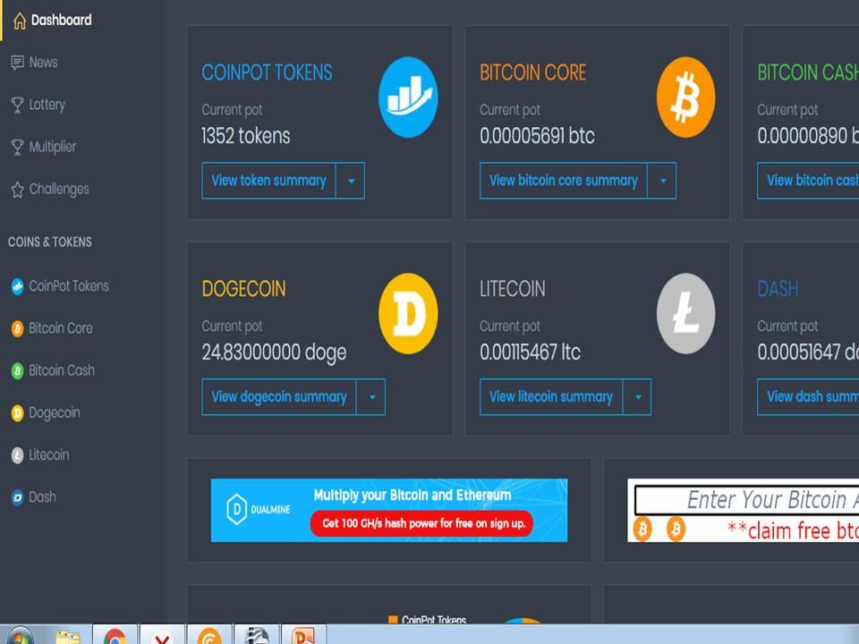 Мой CoinPot