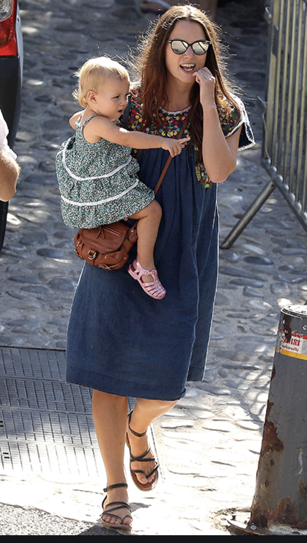 Кира Найтли с дочерью