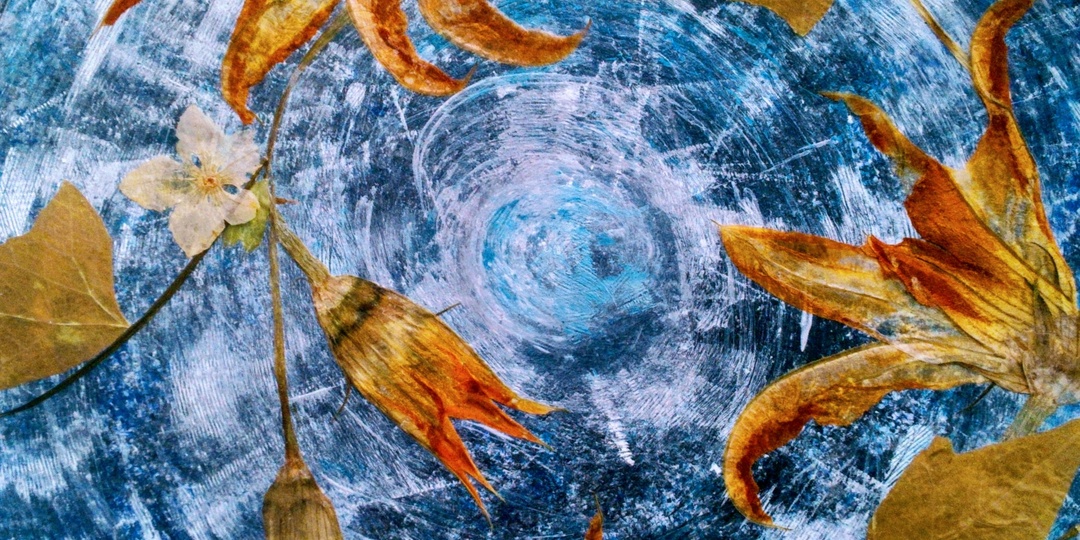 Смешанная техника творчества,это флористика и монотипия