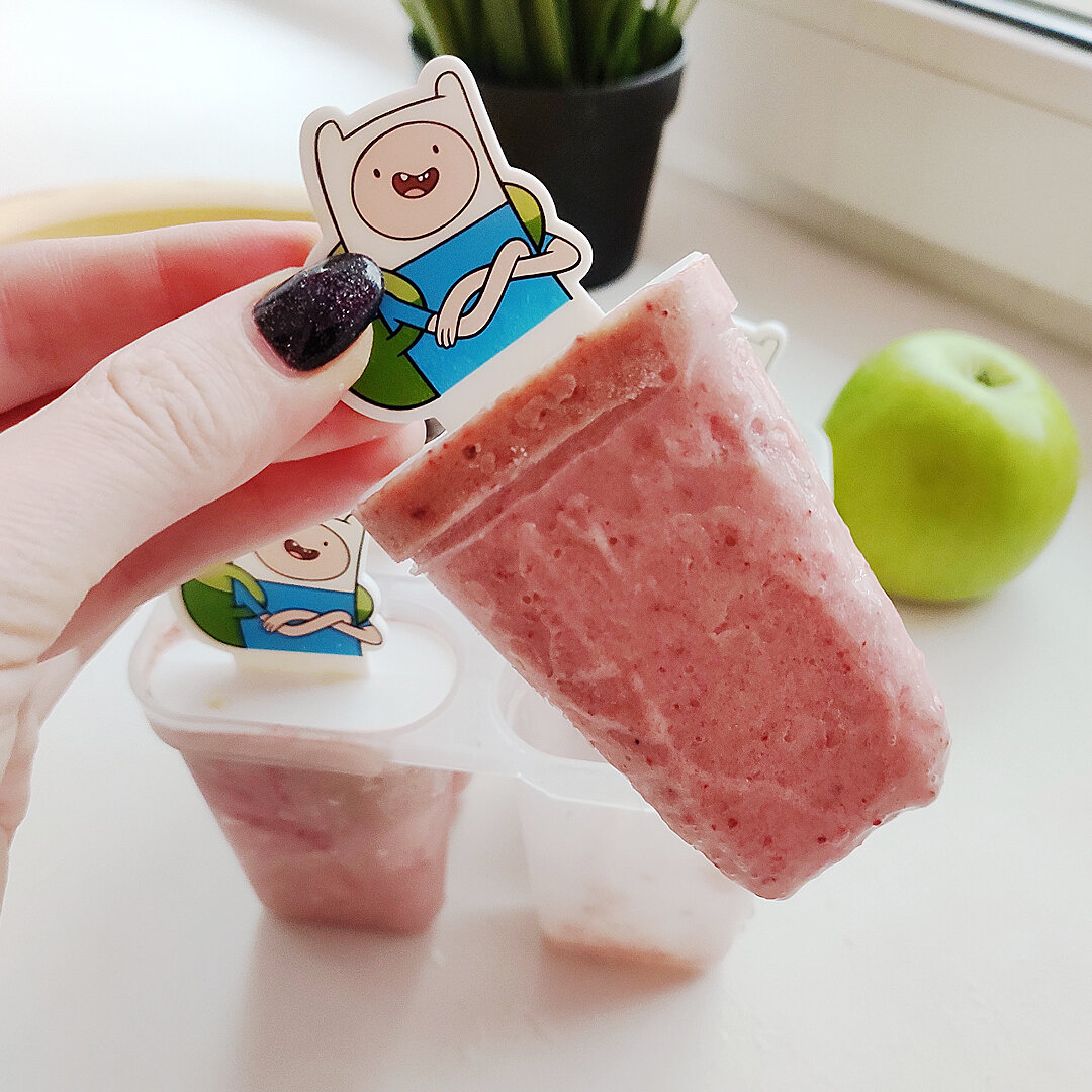 клубнично-банановый сорбет