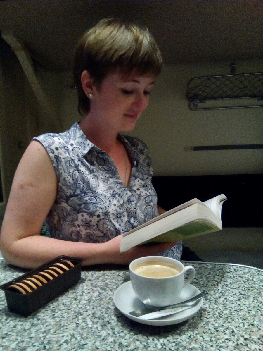 По пути в Москву.